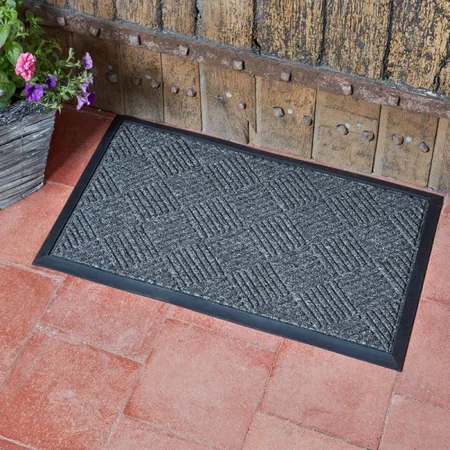 Opti-Mat Anthracite Chequered 45 x 75cm - image 2