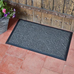 Opti-Mat Anthracite Chequered 45 x 75cm - image 2