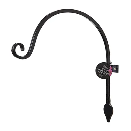 Arched Heavy Duty Bracket with Leaf Detail - 38cm