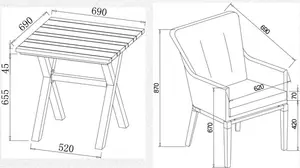 Arley Bistro Set - image 3