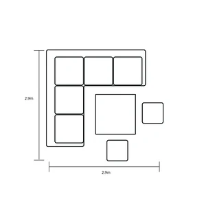 Arley Square Corner Set - image 2