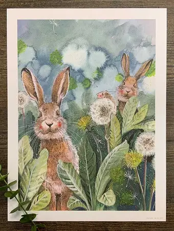Art17 Little Rabbits Art Print