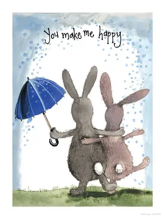 Art19 You Make Me Happy Art Print