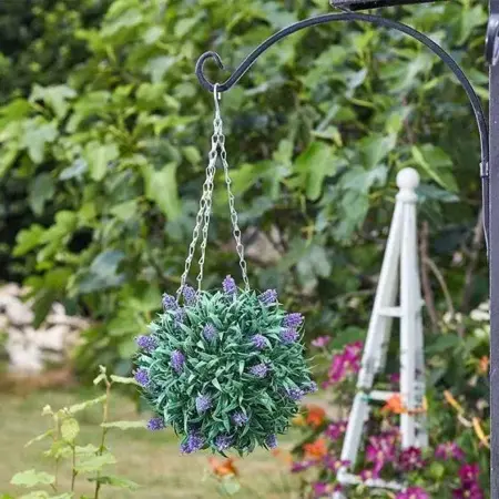 Artificial Topiary Lavender Ball 30cm