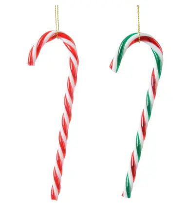 Assorted Candy Cane Hanging Decoration – 12.5cm