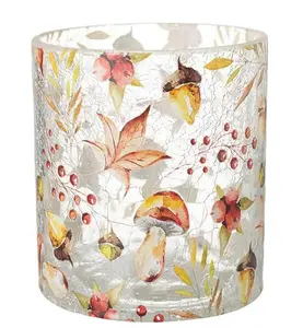 AUTUMNAL MUSHROOM T-LIGHT HOLDER