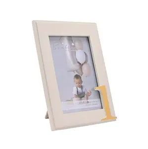 Bambino 1st Birthday Resin  Photo Frame Gold 4" x 6" - image 1