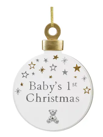 * Bambino Baby's First Christmas Resin Plaque