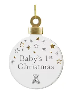 * Bambino Baby's First Christmas Resin Plaque