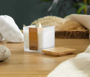 Bamboo Small Jar Candle Bamboo & Ginger Lily - image 2