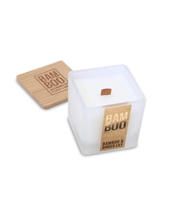 Bamboo Small Jar Candle Bamboo & Ginger Lily - image 1