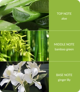 Bamboo Small Jar Candle Bamboo & Ginger Lily - image 3