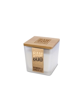 Bamboo Small Jar Candle Cedarwood & WhiteMusk - image 1