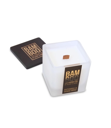 Bamboo Small Jar Candle Patchouli & Guaiac Wood - image 1