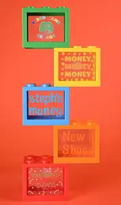 Bank Blox Red Money Box - New Car Fund - image 4