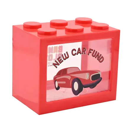 Bank Blox Red Money Box - New Car Fund - image 3