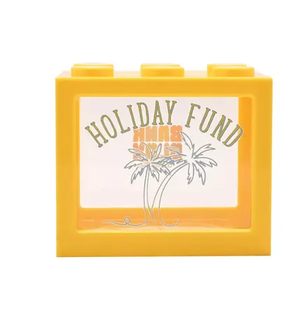 Bank Blox Yellow Money Box - Holiday Fund - image 3