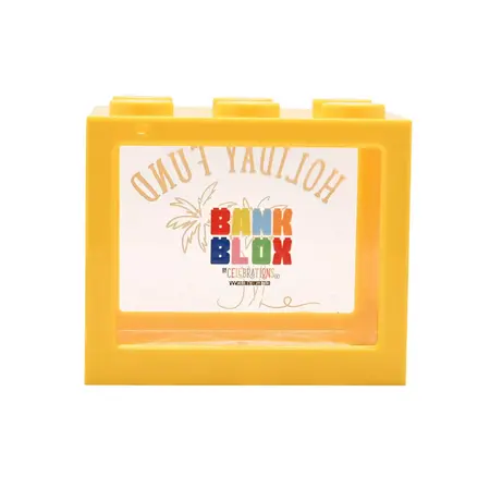 Bank Blox Yellow Money Box - Holiday Fund - image 4