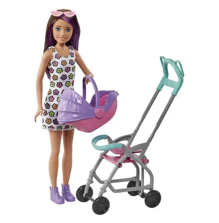 Barbie Skipper Stroller Doll - image 5