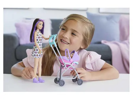 Barbie Skipper Stroller Doll - image 2