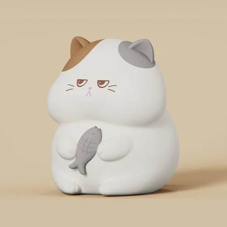 Basil The Cat - Lumi Buddy Nightlight RGB - image 3