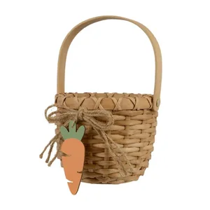 Basket firwood plywood carrot