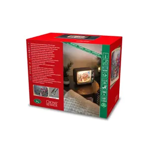Battery Operated WL TV Snowman & Christmas Tree, Music, Timer - image 4