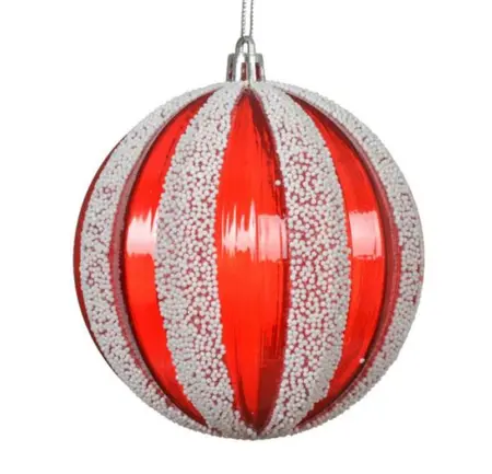 Bauble Polystyrene Transparent Polyfoam