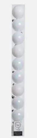 Baubles polystyrene shiny, glitter mix - image 1