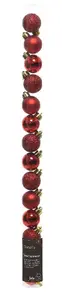 Baubles polystyrene shiny, matt, glitter mix - image 1