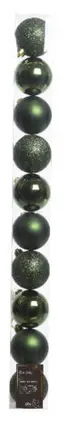 Baubles polystyrene shiny, matt, glitter mix - image 2