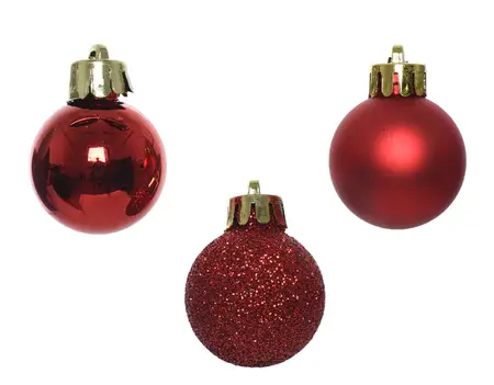 Baubles polystyrene shiny, matt, glitter mix - image 2