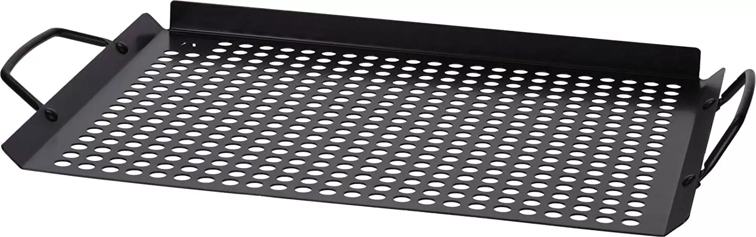 Bbq tray and grill top