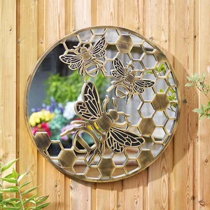 BeeFlection Home & Garden Mirror - Goldgris