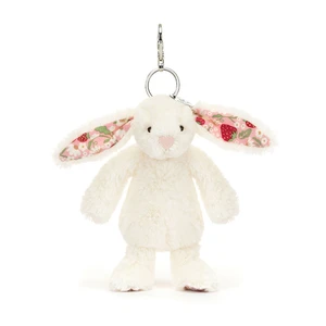 Blossom Cream Bunny 'Berry' Bag Charm - image 1