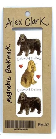 Bm07 Contented Cockers Bookmark