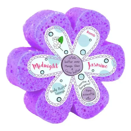Midnight Jasmine Body Buffer Shower Sponge Case of