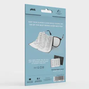 Book Bucket List Glasses Cloth - image 1