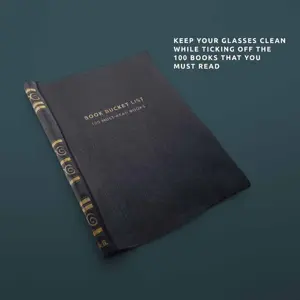 Book Bucket List Glasses Cloth - image 2