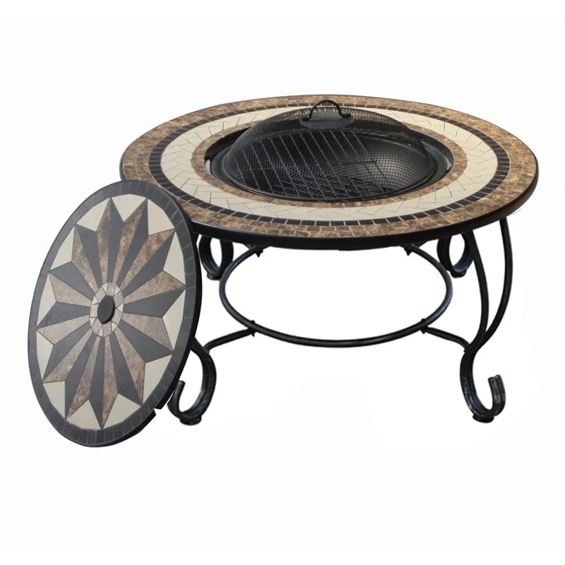 Round aluminum fire shop pit