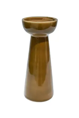 Bowen Pillar Candle Holder Fawn H22cm D9cm - image 1