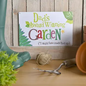 Brightside Plaque - Dad's Award Winning Garden - image 2