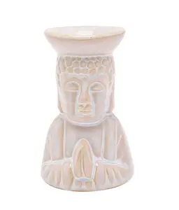Buddha Oil Burner White - image 1