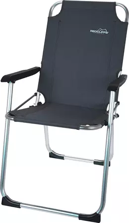 CAMPING CHAIR ALU DARK GREY