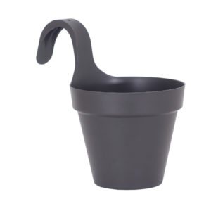 CAPRI BALCONY SINGLE POT 20CM ANTHRACITE