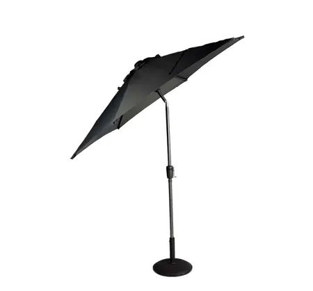 Carbon Black Deluxe Riviera 2.5m Round Parasol