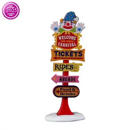 CARNIVAL WELCOME SIGN