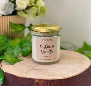 Cashmere Vanilla (190g) Candle by Ivy & Twine - image 1