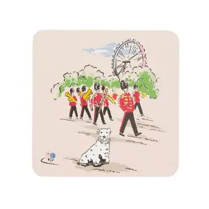 Cath Kidson Billie Goes To Town 4 Pack Cork Back Coasters - image 5