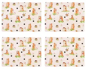 Ck Meerkats 4Pk Cork Back Placemats - image 1